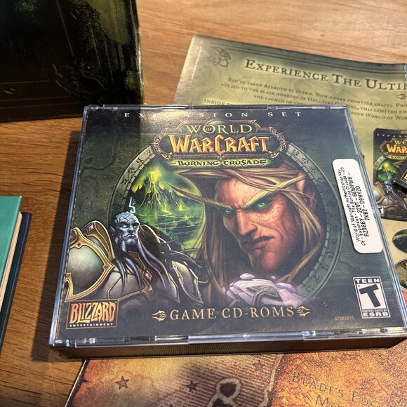WORLD OF WARCRAFT Burning Crusade Collector's Edition PC Game 2007 Excellent - Picture 9 of 13